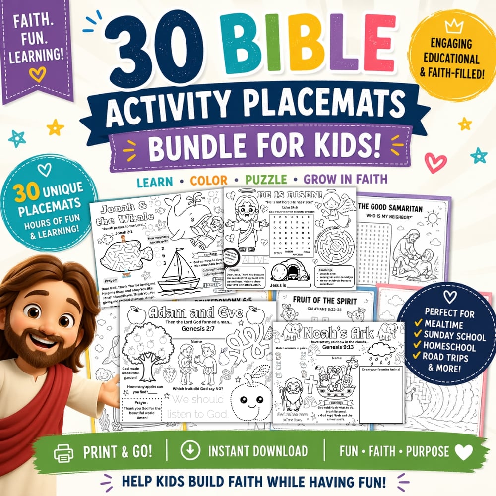 sunday school activities for kids