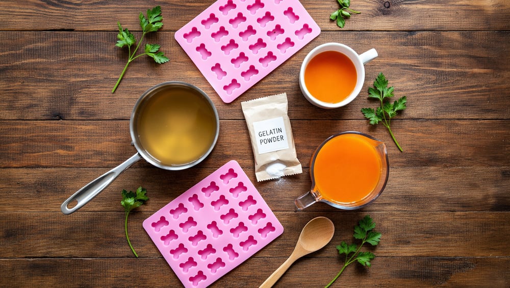 ingredients for dog bone broth gummies for dogs