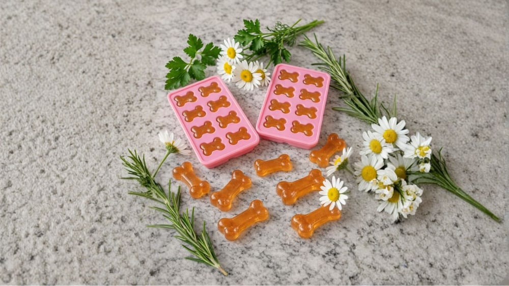 carrot and bone broth dog treats