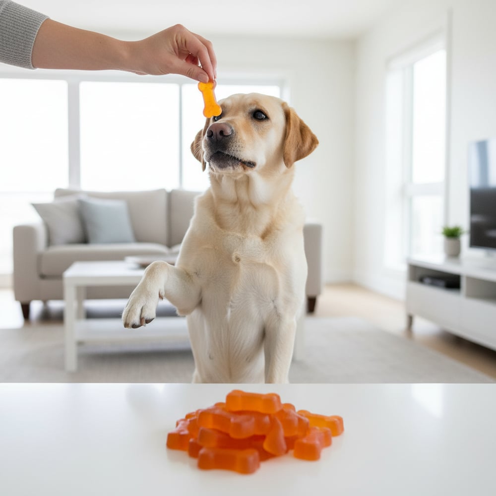 max the labrador loves bone broth dog treats recipe