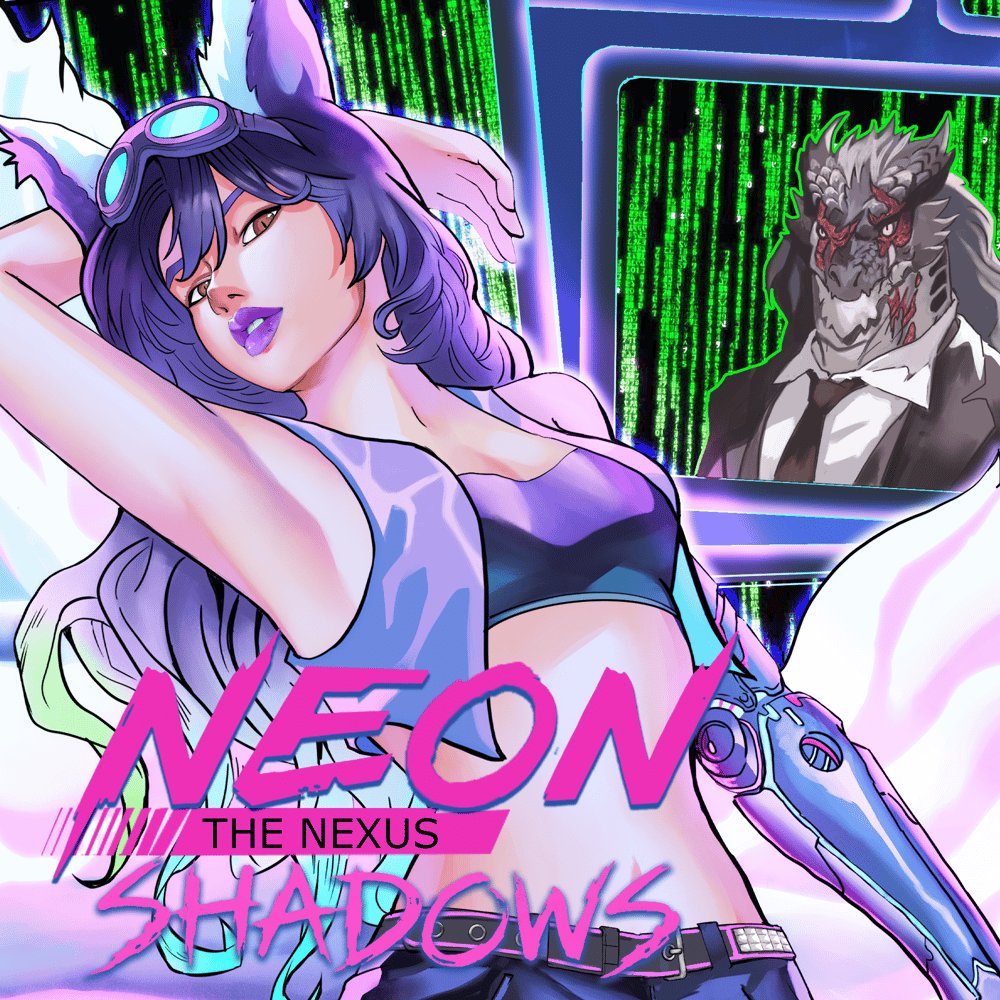neon shadows nexus underground hacker kitsune reptilian alpha male cyberpunk love story romance author yd la mar