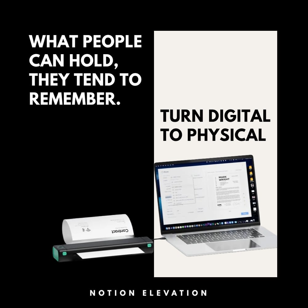 What People Can Hold They Tend to Remember More.