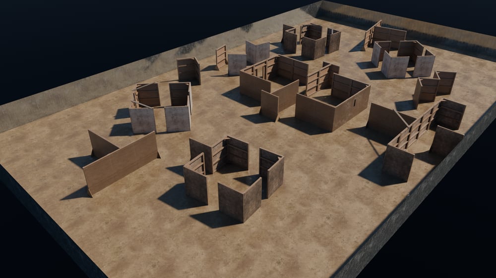 Modular FPS/TPS Field Kit – CQB Training & Combat Field Assets
