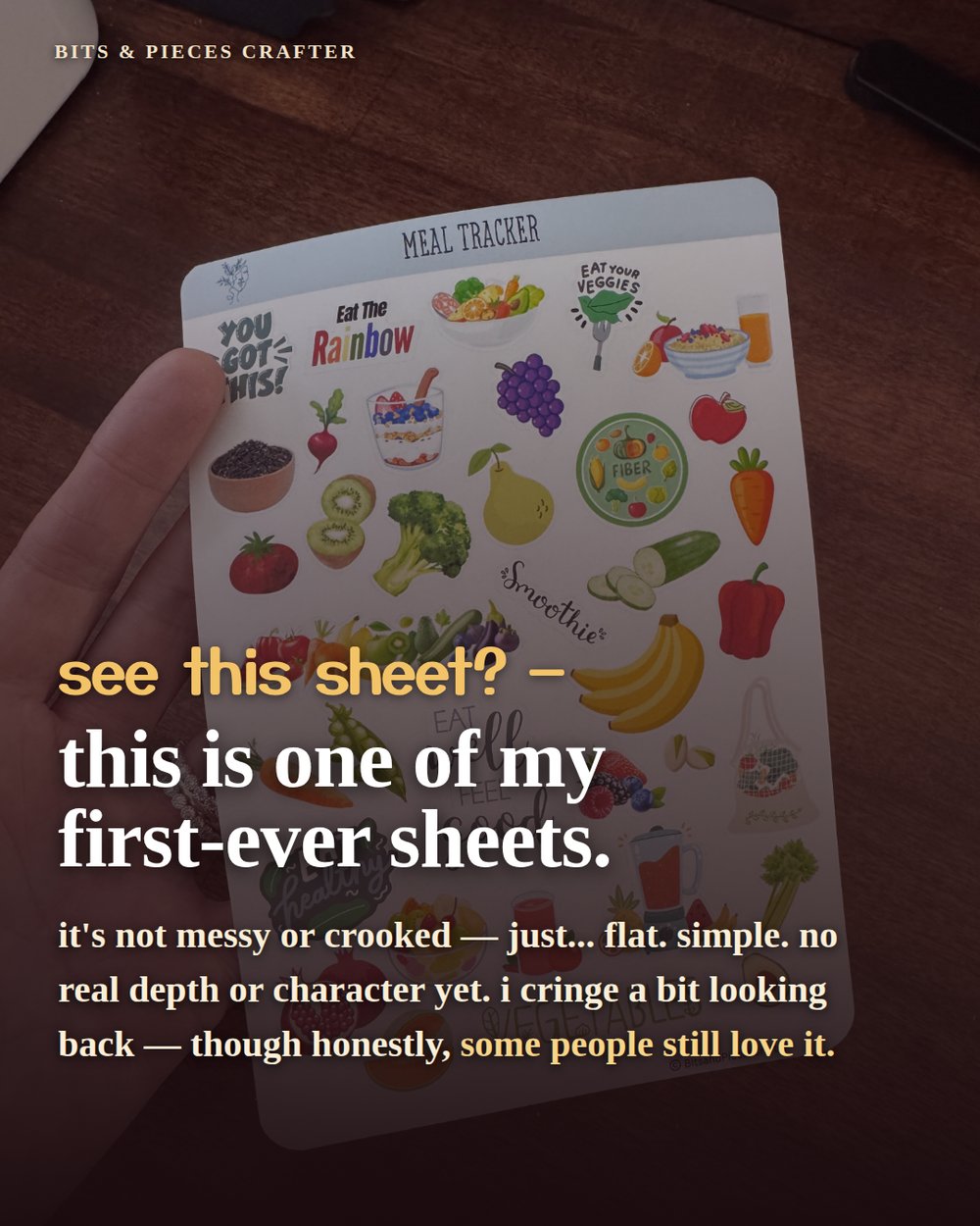 One of my first sticker sheets