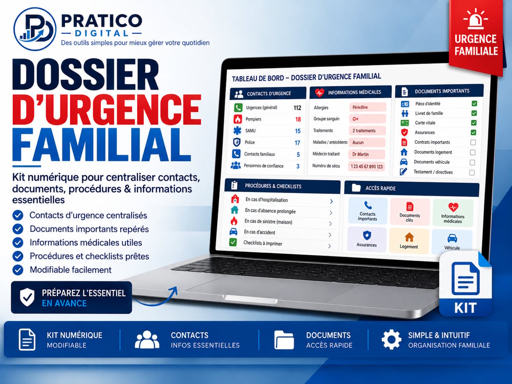 Dossier d’urgence familial
