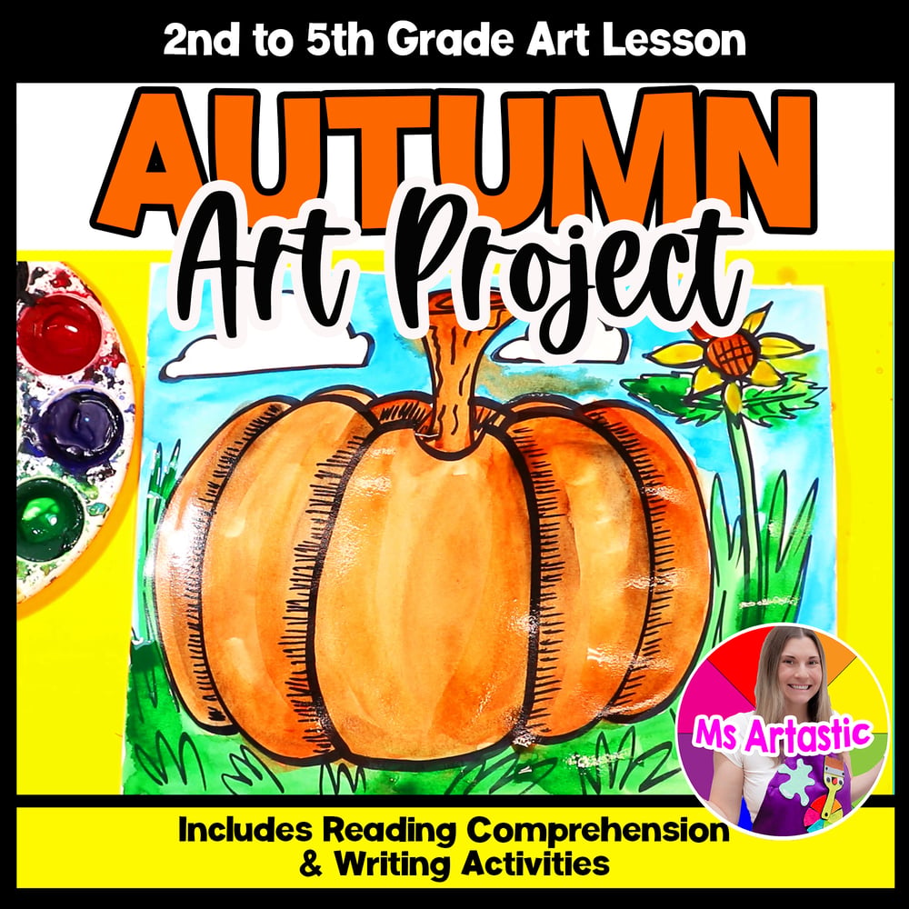 Autumn Pumpkin Art Lesson Fall Pumpkin Art Project Activity Reading Writing Art