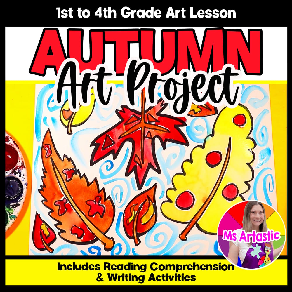Autumn Falling Leaves Art Lesson Fall Leaf Art Project Activity Reading Writing