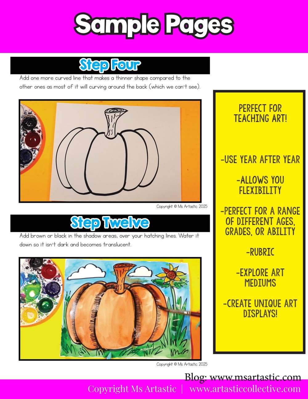Autumn Pumpkin Art Lesson Fall Pumpkin Art Project Activity Reading Writing Art – image 7