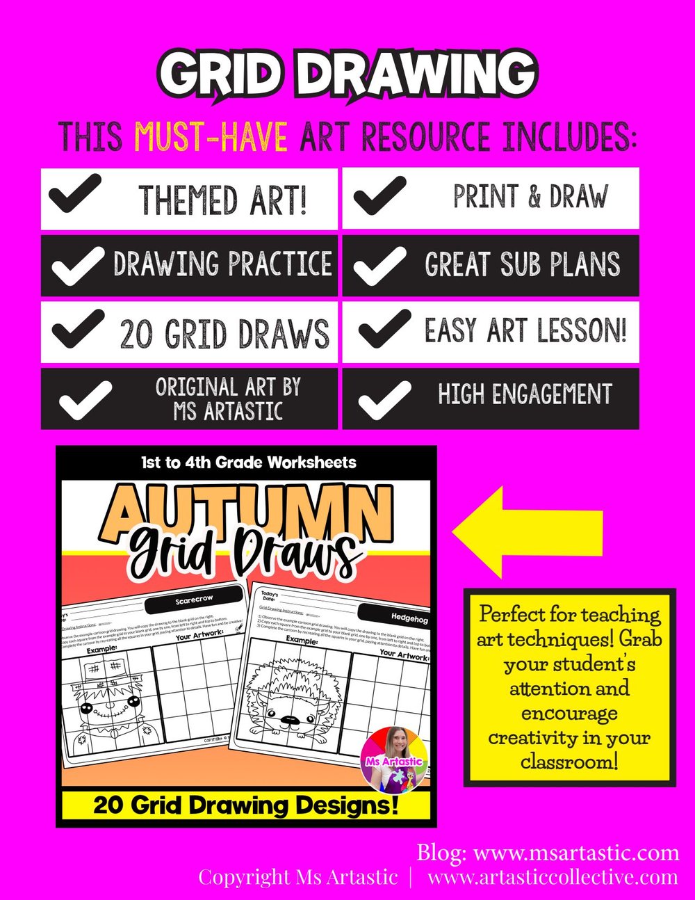 Autumn Cartoon Grid Drawing Worksheets Autumn Drawing Activities for Kids – image 5