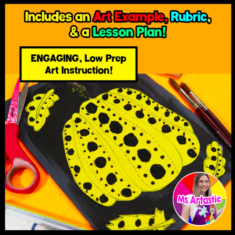 Yayoi Kusama Pumpkin Art Project Autumn Art Lesson Fall Art Activity Kusama Art – image 2