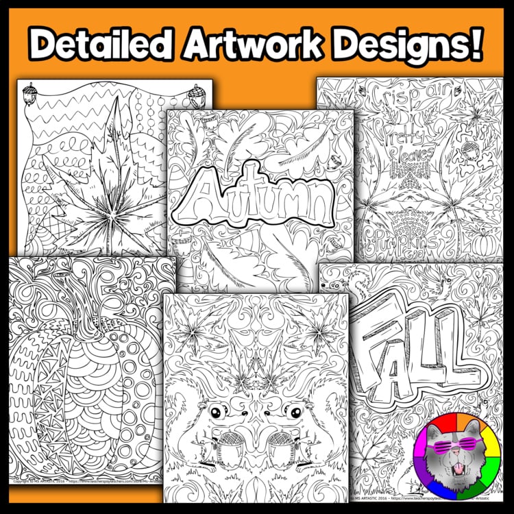 Autumn Coloring Pages Fall Coloring Sheets Activities Coloring Worksheets – image 2