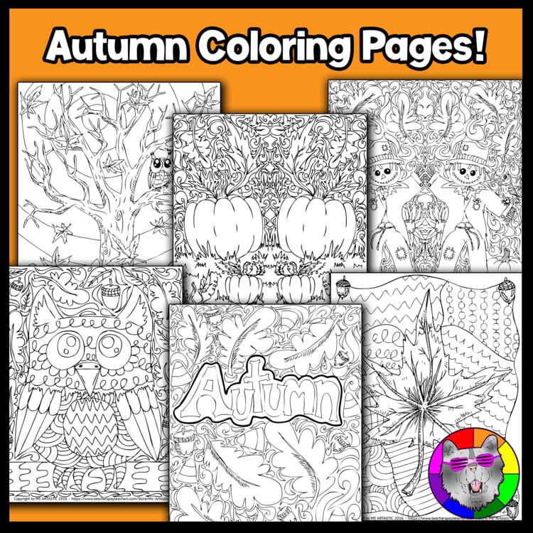 Autumn Coloring Pages Fall Coloring Sheets Activities Coloring Worksheets – image 3
