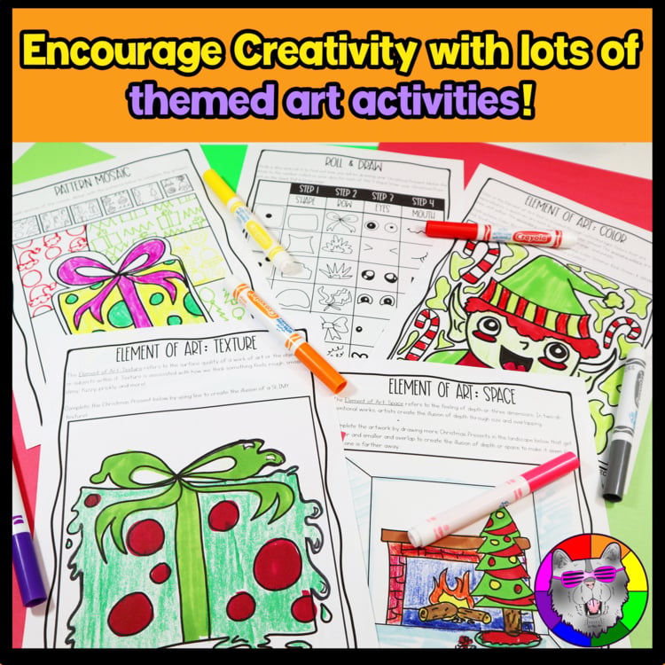 Christmas Activities Christmas Art Activities Christmas Art Lessons Sub Plans – image 3