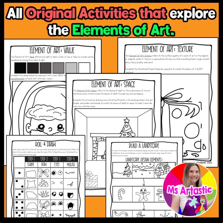 Christmas Activities Christmas Art Activities Christmas Art Lessons Sub Plans – image 4