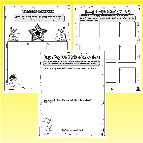 New Year’s Resolutions and Goals Booklet, Worksheets & Activities – image 3