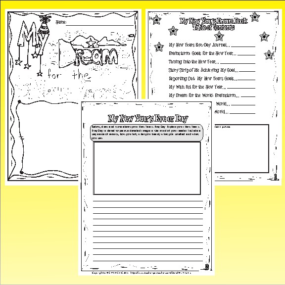New Year’s Resolutions and Goals Booklet, Worksheets & Activities – image 2