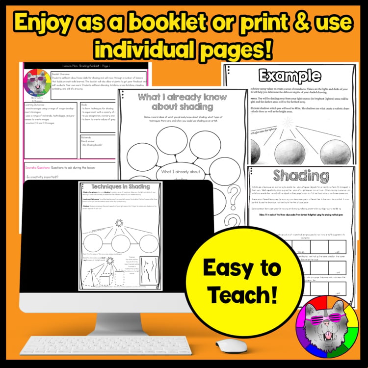 Shading Art Lessons Value Drawing Art Projects Art Activities Shading Worksheets – image 2