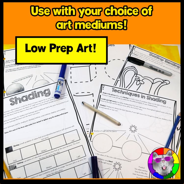 Shading Art Lessons Value Drawing Art Projects Art Activities Shading Worksheets – image 4