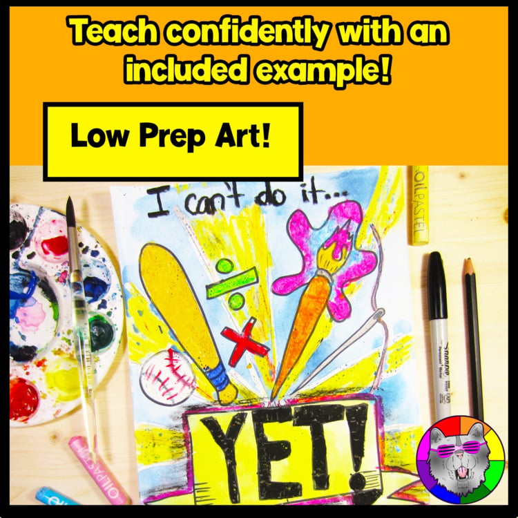 Growth Mindset Art Lesson SEL Art Project Growth Mindset Art Activity – image 2