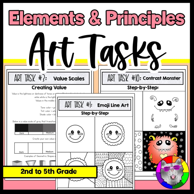10 Art Lessons Projects Homeschool Bell Ringers Fast Finishers Art Sub Plans
