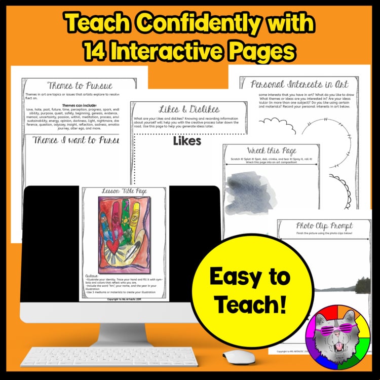 High School Sketchbook Art Lessons Sketchbook Art Prompts Visual Journals – image 3