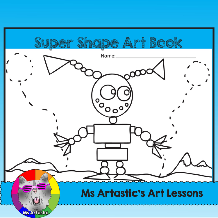 Shape Art Book, Art Lessons – image 2