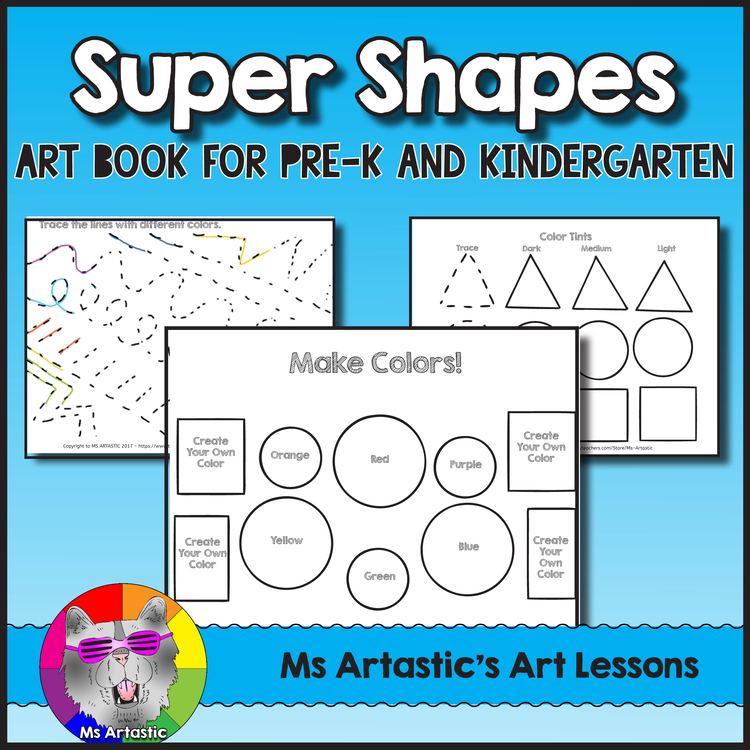 Shape Art Book, Art Lessons