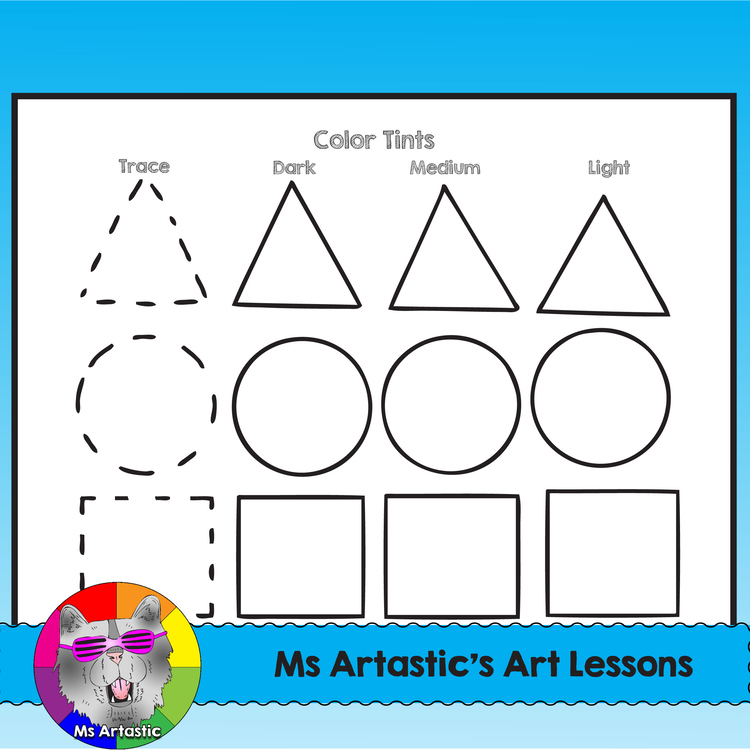 Shape Art Book, Art Lessons – image 3
