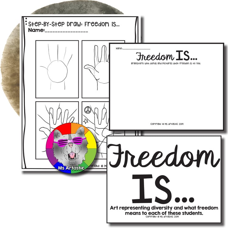 Martin Luther King Art Lesson Freedom MLK Art Project MLK Art Activity – image 3