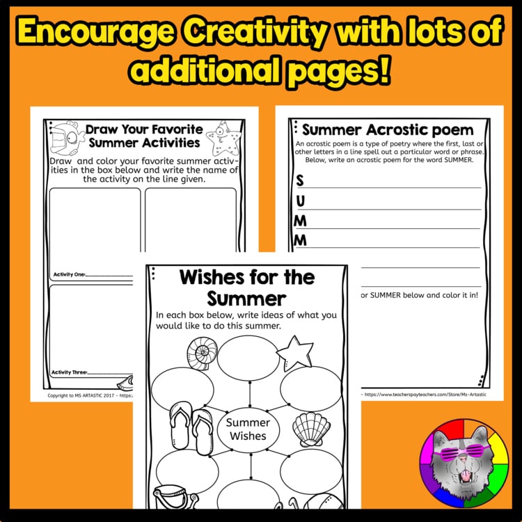 End of the Year Activities Reflections Memories Worksheets Elementary Printables – image 2