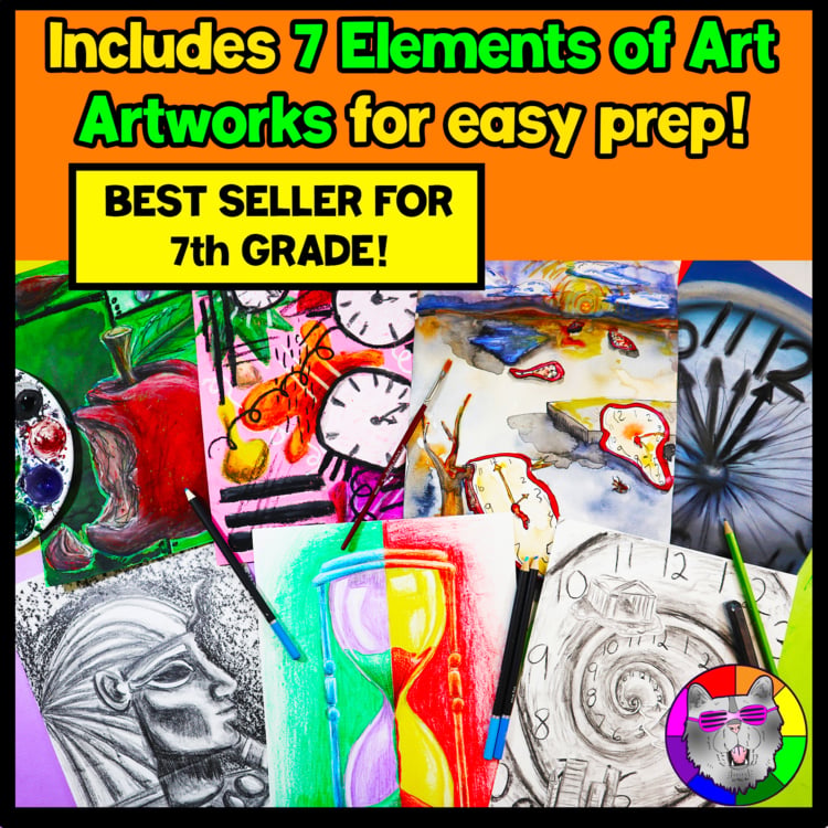 7th Grade Elements of Art Projects 7th Gr Art Lessons Time Activities Worksheets – image 2