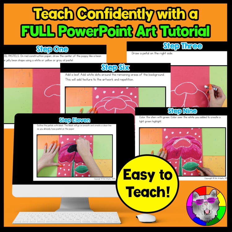 Poppy Art Lesson Remembrance Day Art Memorial Day Art Project Writing Reading – image 3