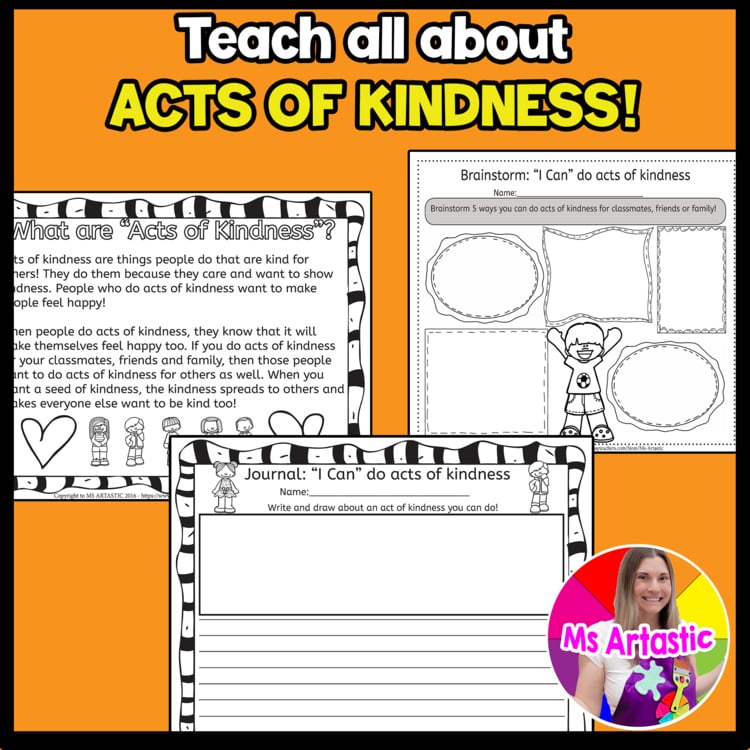 Acts Of Kindness Activities Kindness Prompts Kindness Bucket Filling Activities – image 3