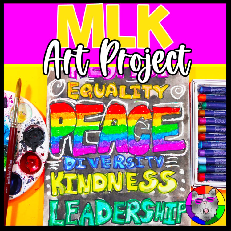Martin Luther King Art Lesson MLK Day Art Project MLK Art Activity MLK Artwork