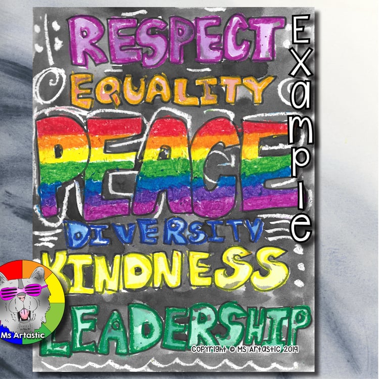 Martin Luther King Art Lesson MLK Day Art Project MLK Art Activity MLK Artwork – image 2