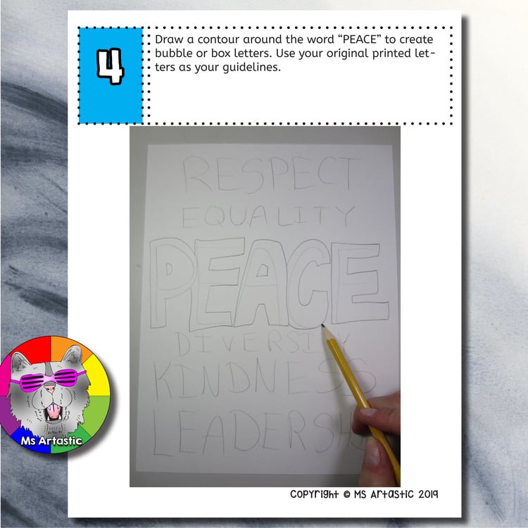 Martin Luther King Art Lesson MLK Day Art Project MLK Art Activity MLK Artwork – image 4
