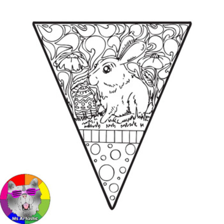 Easter Coloring Pages Coloring Sheets Pennant Activities Coloring Worksheets – image 4