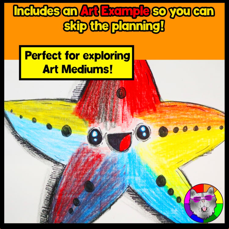 Color Wheel Art Lesson Color Theory Art Project Elementary Color Art Activity – image 3