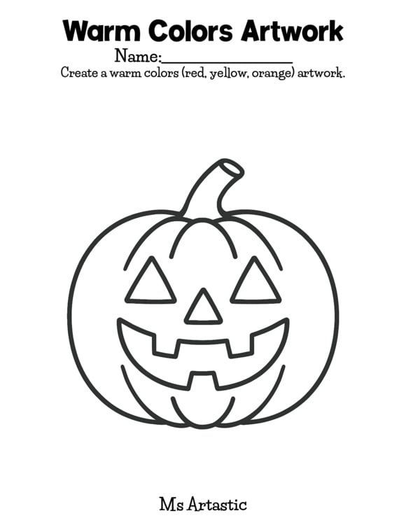 FREE October Art Project Halloween Art Lesson Inspiration Guide Art Education – image 3