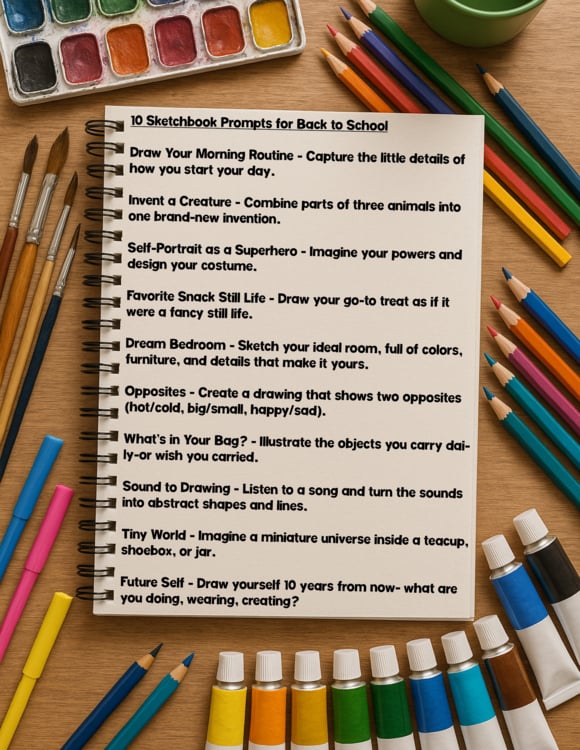 FREE August Back-to-School Art Lesson Inspiration Guide for Art Education – image 4