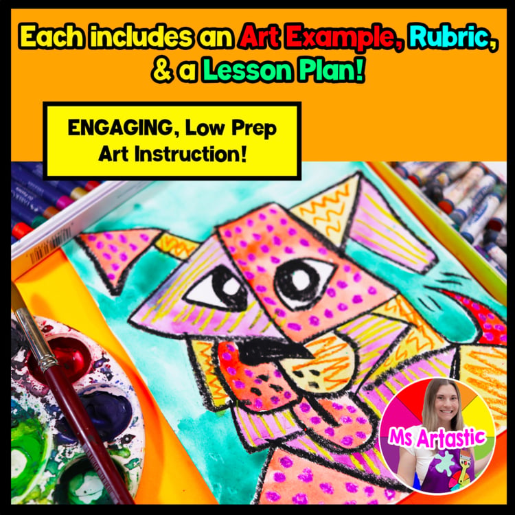 Pablo Picasso Art Lesson Puppy Art Project Kindergarten Art Lesson Art Activity – image 2