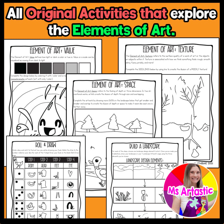 Spring Activities Spring Art Activities Spring Art Lessons Art Sub Plans – image 4