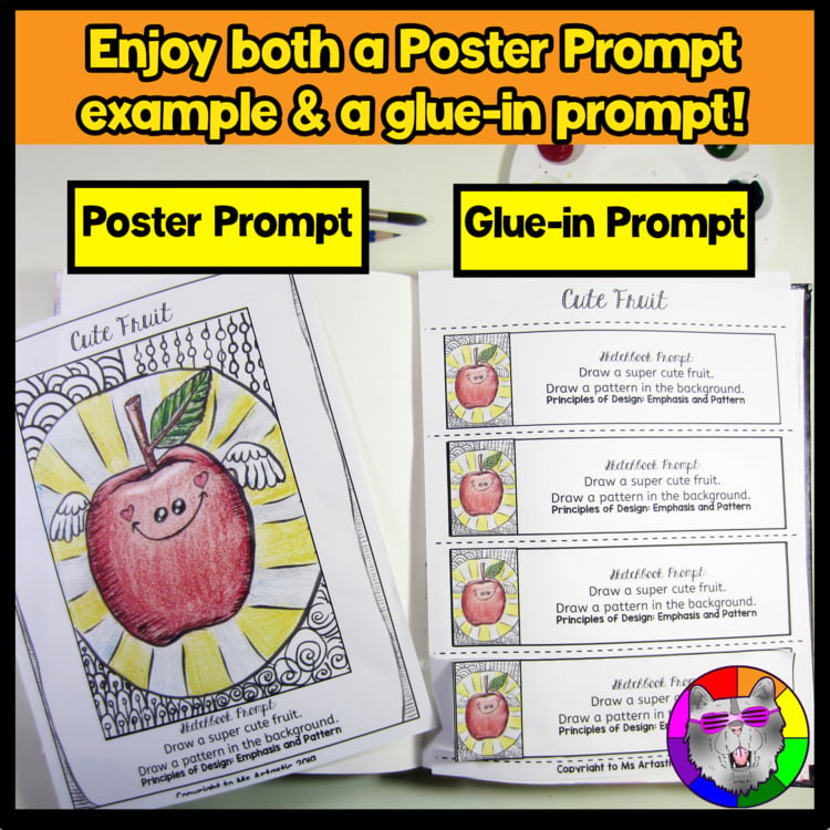 Elementary Sketchbook Art Prompts Visual Journal Art Sketchbook Art Projects – image 2