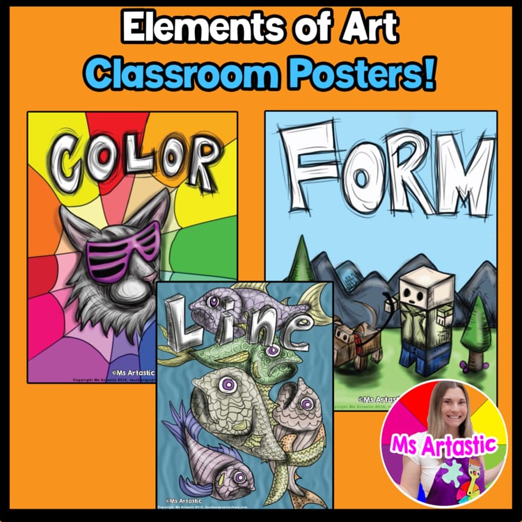 Elements Of Art Posters Classroom Decor Art Room Posters Printable Bulletin Boar – image 4
