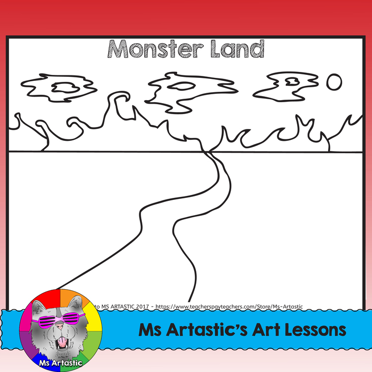 Monster Art Lessons, Art Book – image 4