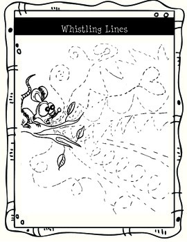 Primary Visual Arts: Learn Line through Trace Lines SAMPLE PAGES – image 3