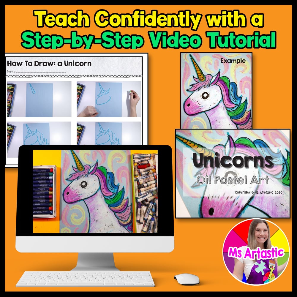 Artwork Art Lesson Fantasy Art Project Activity Elementary Oil Pastels – image 4