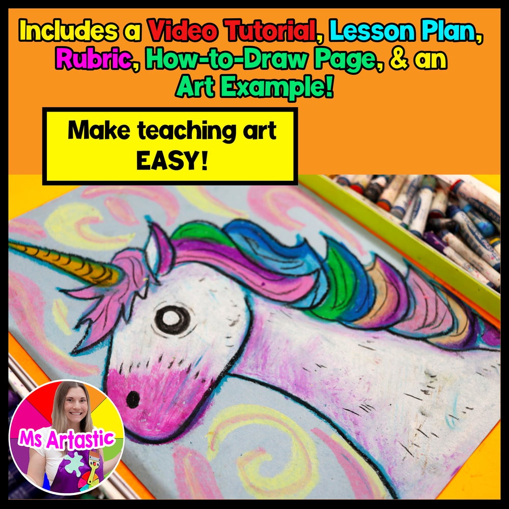 Artwork Art Lesson Fantasy Art Project Activity Elementary Oil Pastels – image 2