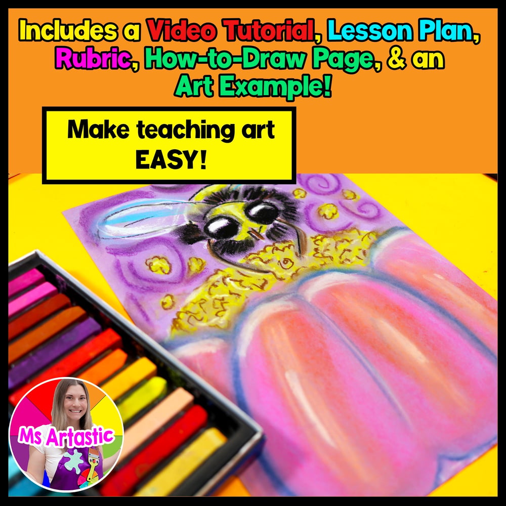 Art Project Element of Art Bee Art Lesson Bee Art Activity Earth Day Lesson – image 2