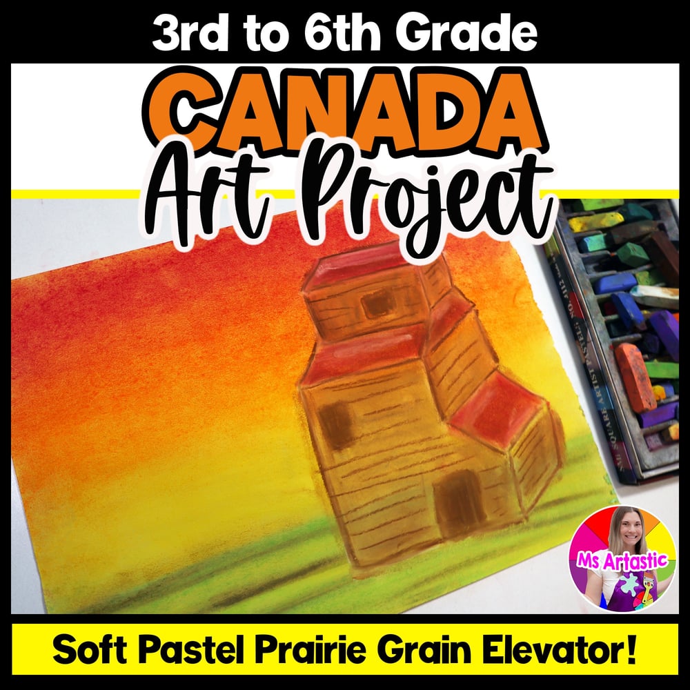 Canadian Art Project Prairies Art Lesson Canada Art Activity Summer Display